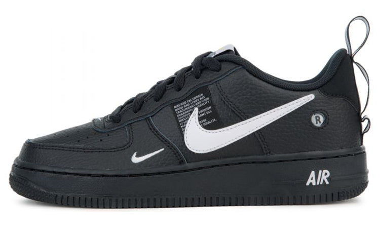 ナイキ エアフォース1 NIKE GS AIR FORCE 1 UTILITY "BLACK WHITE" AR1708-001
