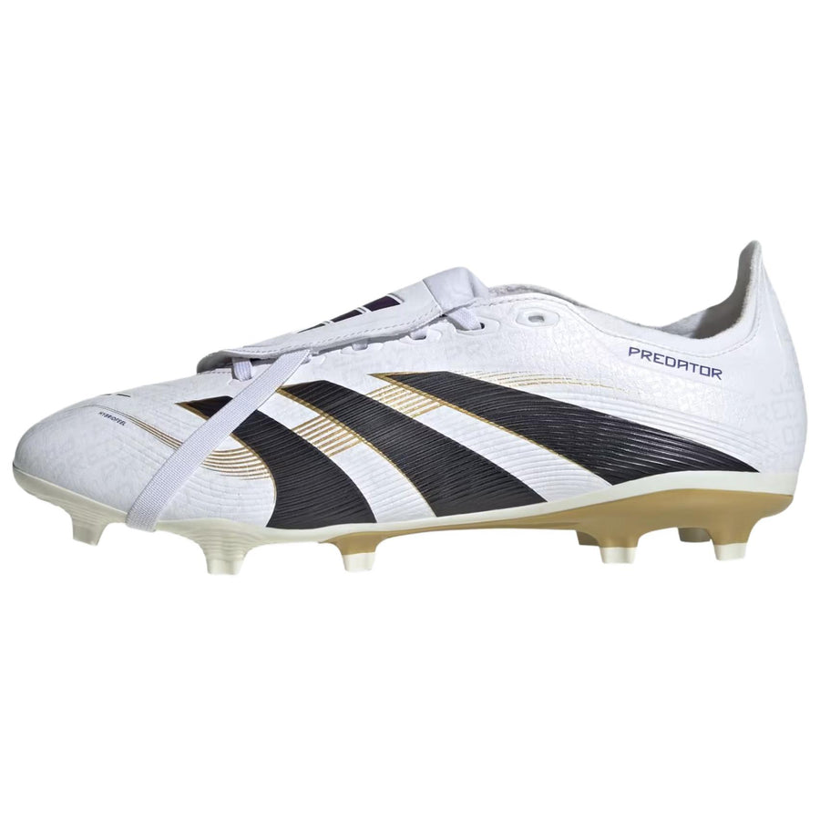 アディダス プレデター adidas Predator League Foldover Tongue FG Cleats "Cloud White/Core Black/Gold Metallic" JI1114