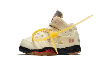 ジョーダン Off-White × Nike TD Air Jordan5 "Sail" CV4828-100