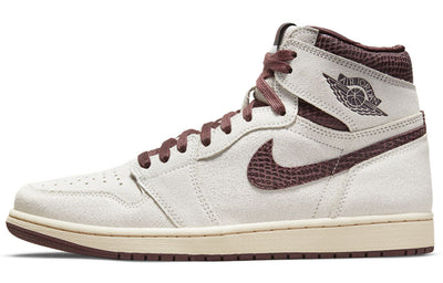 エアジョーダン1 A Ma Maniere × Nike Air Jordan 1 Retro High OG "Sail and Burgundy" DO7097-100