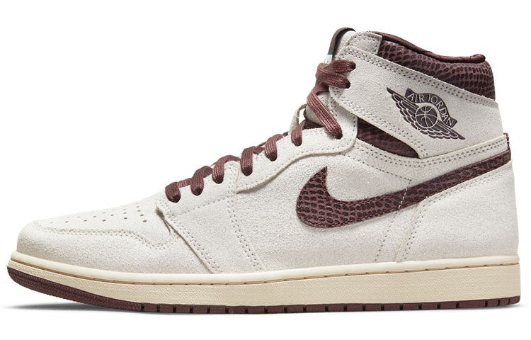 エアジョーダン1 A Ma Maniere × Nike Air Jordan 1 Retro High OG "Sail and Burgundy" DO7097-100