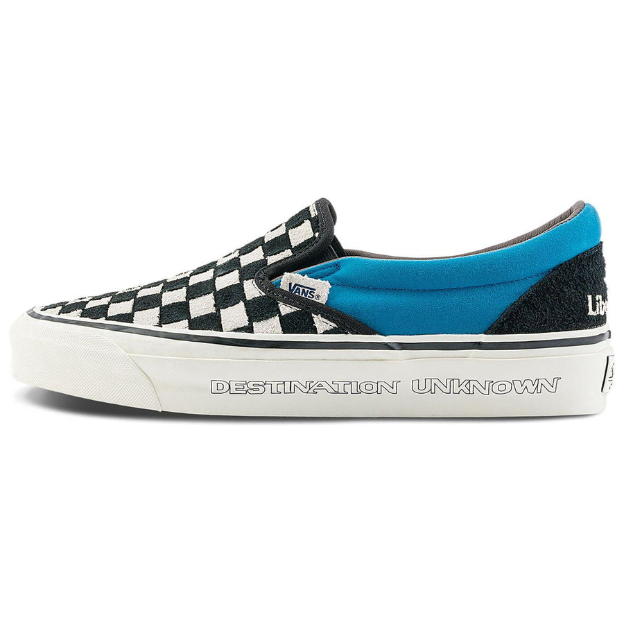 ヴァンズ スリッポン Liberaiders × Vans LX Slip-On Reissue 98 "Checkerboard/Blue" VN0007PJ7Z2