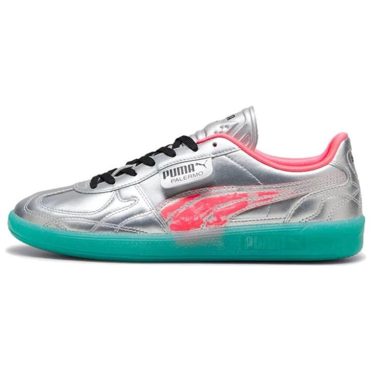 プーマ パレルモ Puma Palermo New Gen "Puma Silver/Sparkling Green" 398151-01