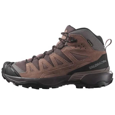 サロモン Salomon Women's × Ultra 360 Leather Mid GORE-TEX "Peppercorn/Cognac/Hot Coral" L47571000