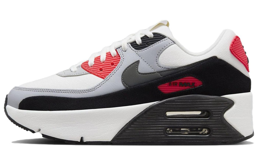 ナイキ エアマックス90 Nike Women's Air Max 90 LV8 "Summit White/Black/Wolf Grey/Smoke Grey" FD4328-101