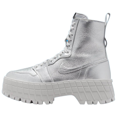 エアジョーダン1 Nike Women's Air Jordan 1 Brooklyn "Metallic Silver" FJ5737-002