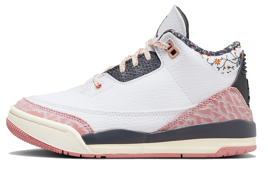 エアジョーダン3 Nike PS Air Jordan 3 Retro "Vintage Floral" FQ9174-100