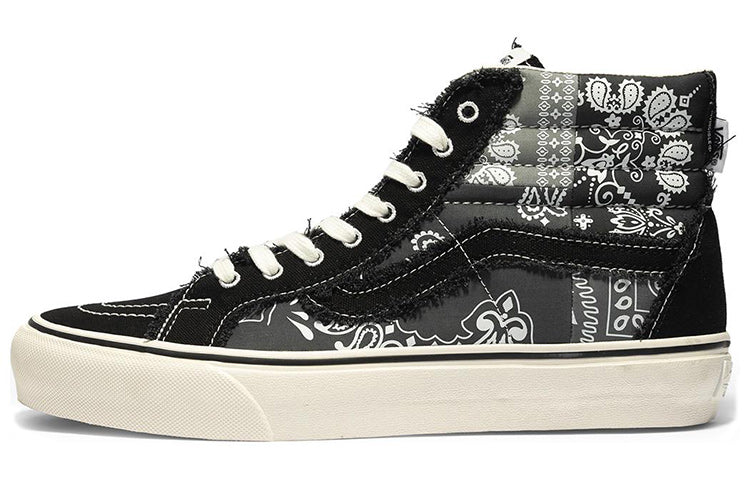 ヴァンズ スケートハイ Invincible × Vans Sk8-Hi Reissue Frayed LX "Black/White" VN000CDDBP6