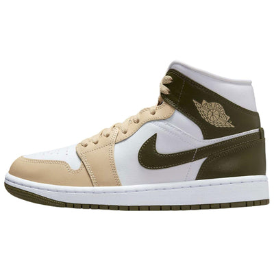 エアジョーダン1 Nike Women's Air Jordan 1 Mid "Olive Green" BQ6472-120