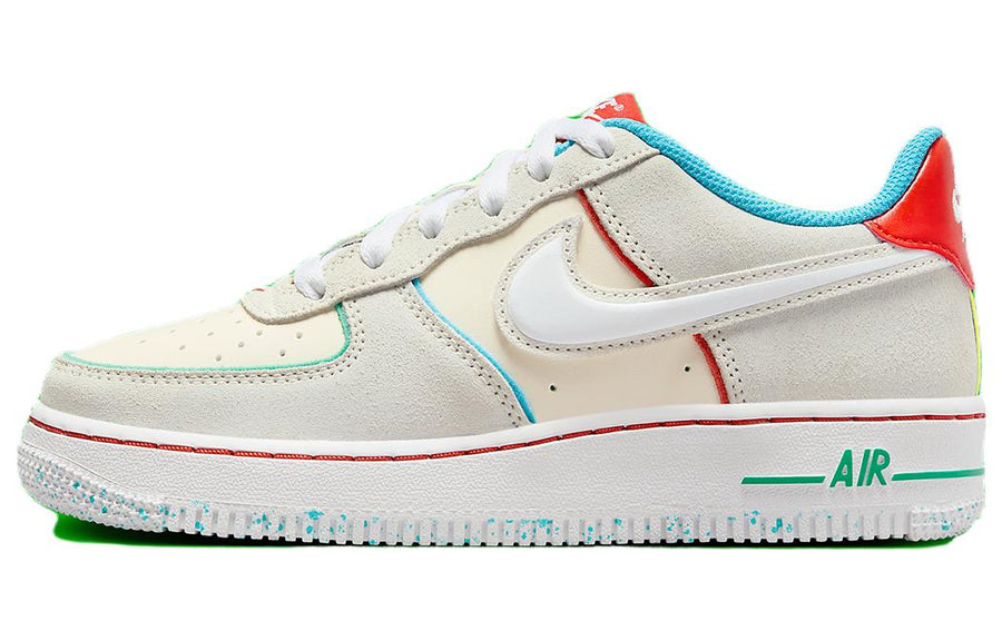 ナイキ エアフォース1 Nike GS Air Force 1 LV8 "Pale Ivory/Picante Red/Baltic Blue/White" FQ8350-110