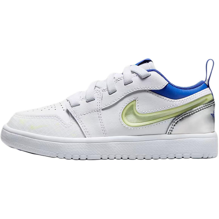 ナイキ Nike PS Jordan 1 Low ALT SE "White/Metallic Silver/Volt Tint/Hyper Royal" HJ9956-100