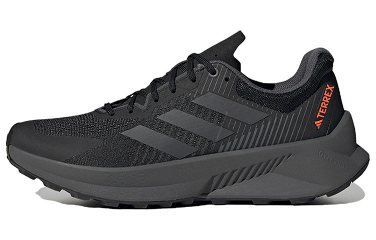 アディダス adidas Terrex Soulstride Flow Trail Running "Core Black/Grey Six/Impact Orange" GX1822