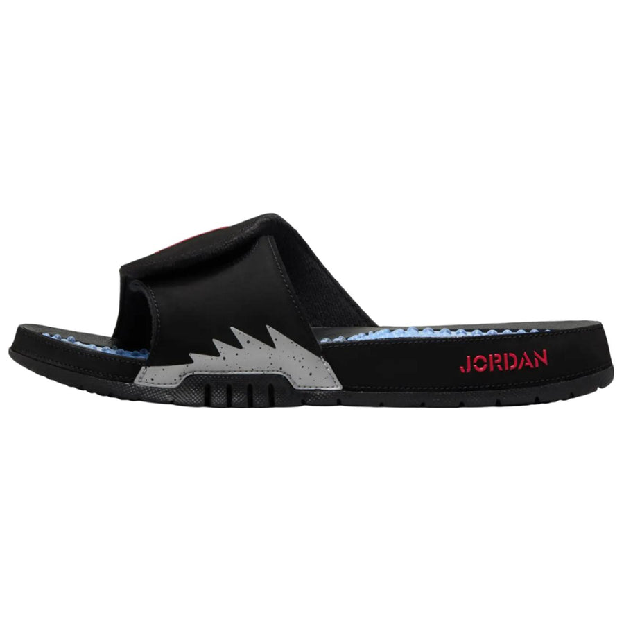 ジョーダン Nike Jordan Hydro 5 Retro Slide "Black/Silver/Fire Red" 555501-061