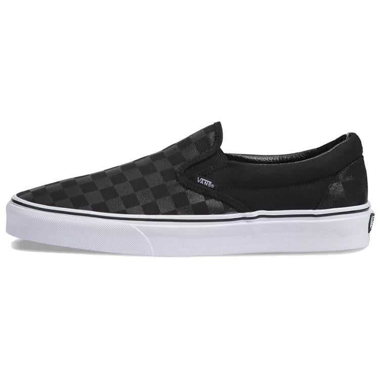 ヴァンズ スリッポン Vans Classic Slip-On Checkerboard "Black Charcoal" VN000EYE276