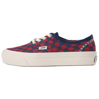ヴァンズ オーセンティック Vans Premium Authentic 44 EK "Punk Check Red/Blue" VN000EJCRDB