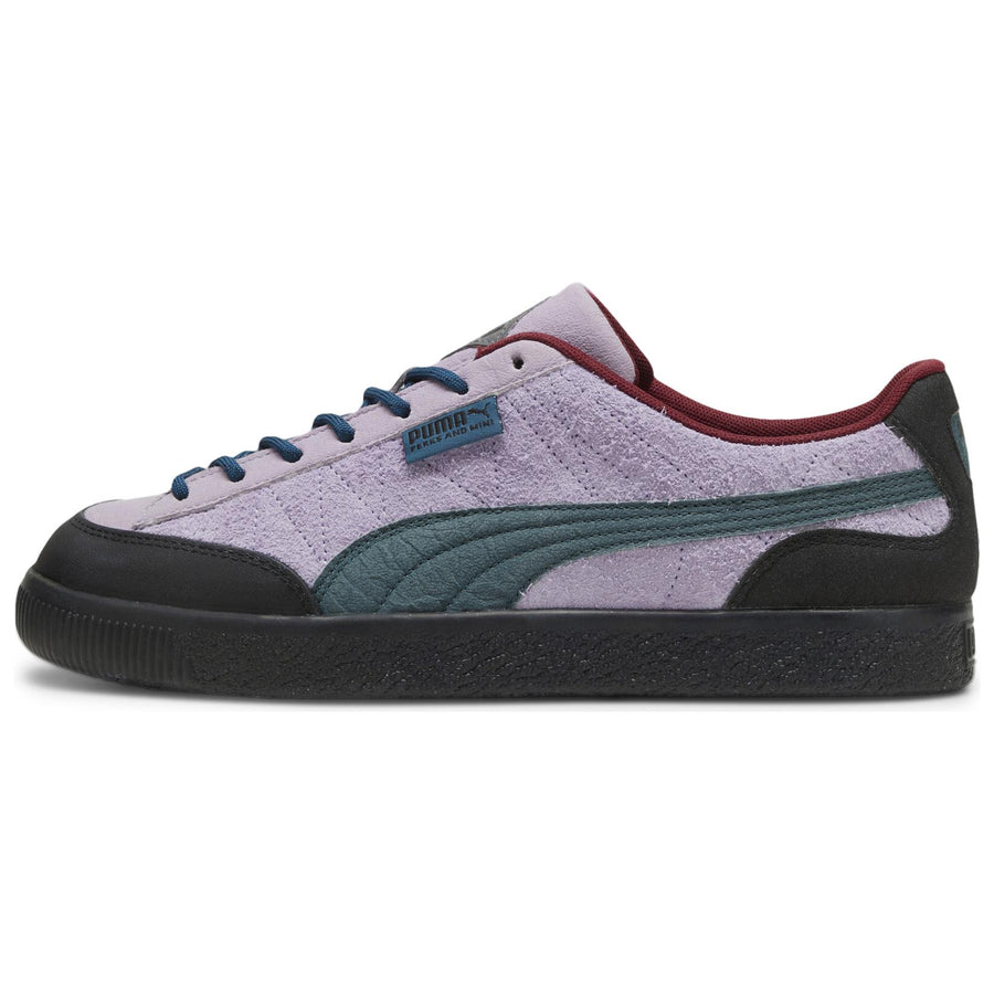 プーマ P.A.M. / Perks and Mini × Puma Clyde "Lavender Shock/Ocean Tropic" 396039-01