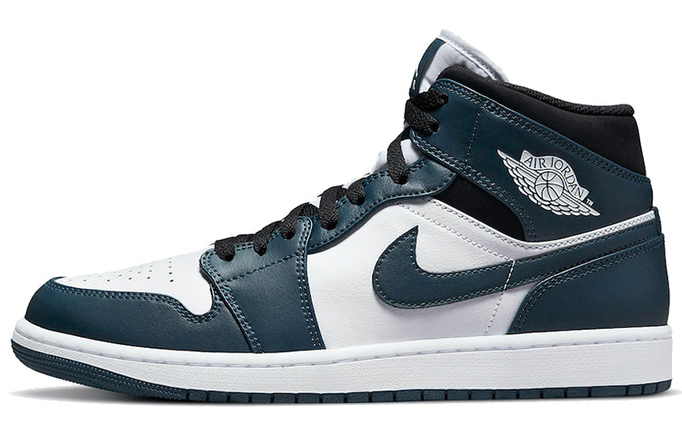 エアジョーダン1 Nike Air Jordan 1 Mid "Dark Teal/Armory Navy" 554724-411